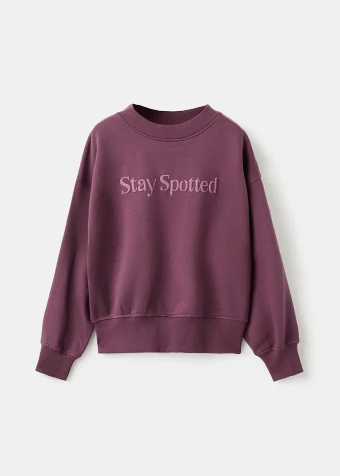 Sweat-shirt en coton imprimé Sweat-shirt en coton imprimé
