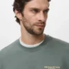Sweat-shirt en coton imprimé