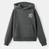 Sweat-shirt en coton imprimé