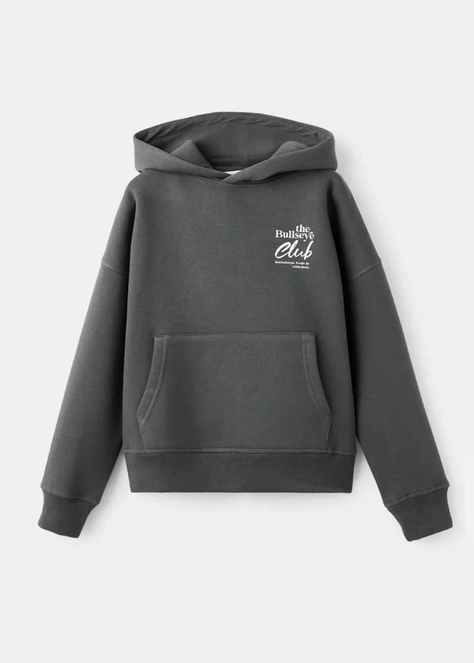 Sweat-shirt en coton imprimé