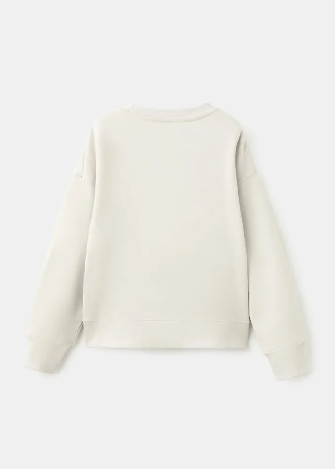 Sweat-shirt en coton imprimé Sweat-shirt en coton imprimé