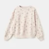 Sweat-shirt en coton imprimé léopard Sweat-shirt en coton imprimé léopard