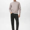 Sweat-shirt en maille coupe classique
