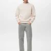 Sweat-shirt en maille coupe classique