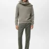 Sweat-shirt en maille coupe classique