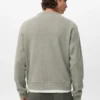 Sweat-shirt en maille coupe classique
