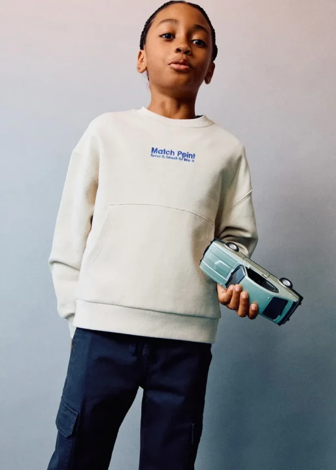 Sweat-shirt imprimé brodé Sweat-shirt imprimé brodé