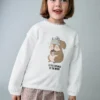 Sweat-shirt imprimé brodé Sweat-shirt imprimé brodé