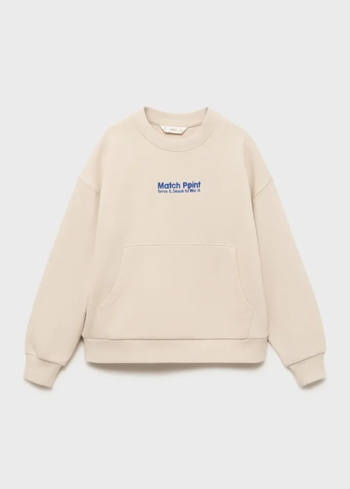 Sweat-shirt imprimé brodé Sweat-shirt imprimé brodé