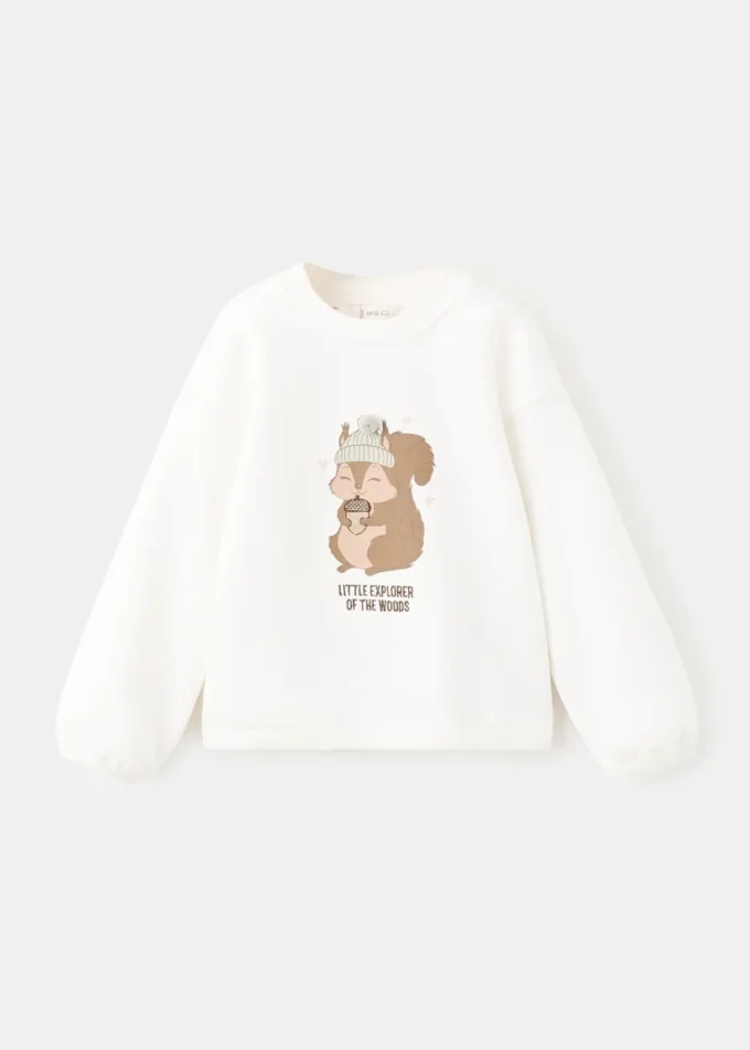 Sweat-shirt imprimé brodé Sweat-shirt imprimé brodé