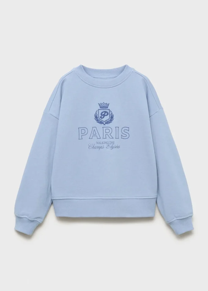 Sweat-shirt imprimé brodé Sweat-shirt imprimé brodé