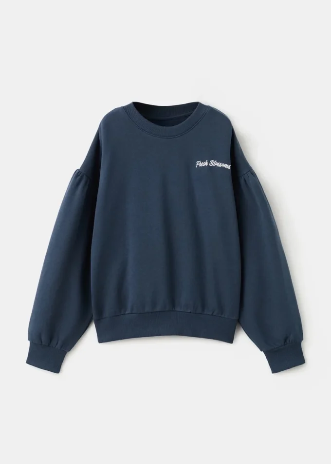 Sweat-shirt imprimé brodé Sweat-shirt imprimé brodé