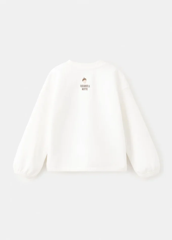 Sweat-shirt imprimé brodé Sweat-shirt imprimé brodé