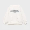 Sweat-shirt imprimé cœurs