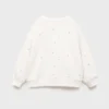 Sweat-shirt imprimé cœurs
