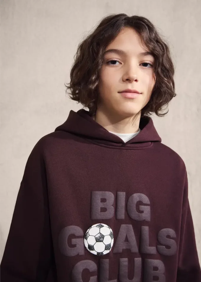 Sweat-shirt imprimé en relief Sweat-shirt imprimé en relief