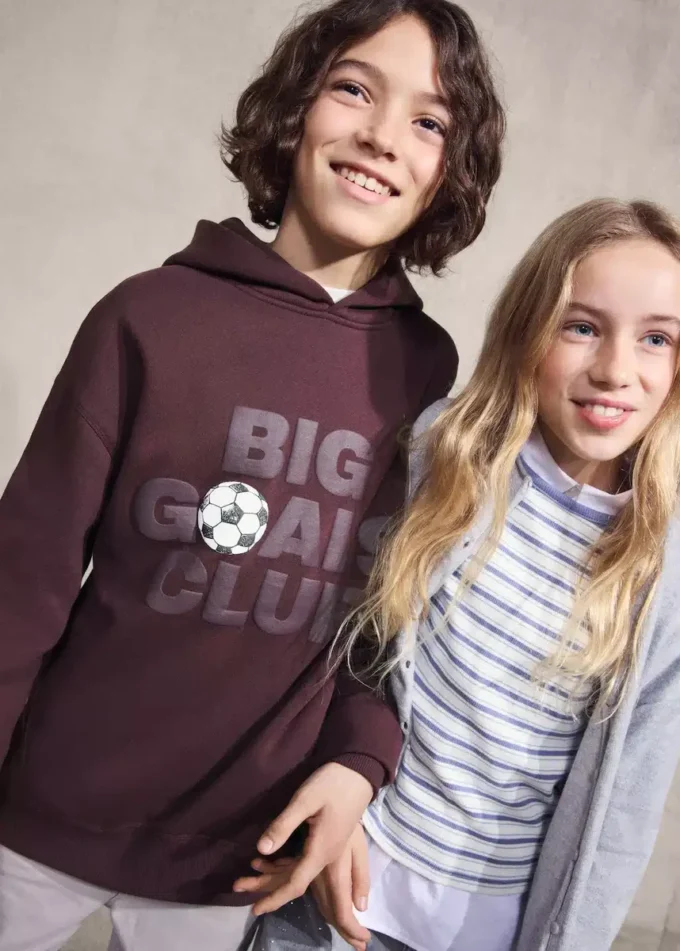 Sweat-shirt imprimé en relief Sweat-shirt imprimé en relief