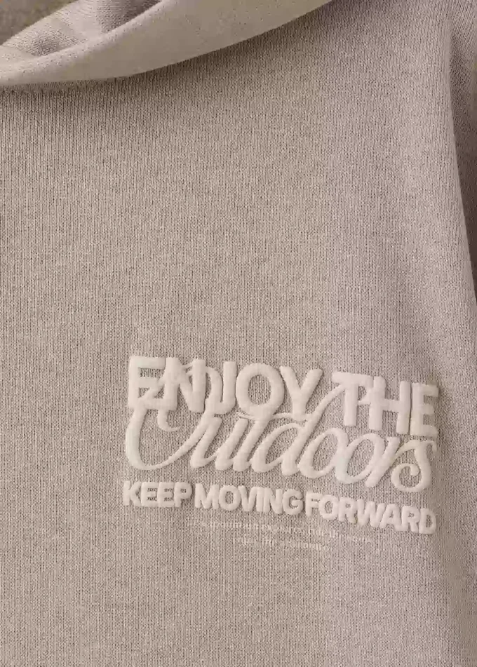 Sweat-shirt imprimé en relief Sweat-shirt imprimé en relief