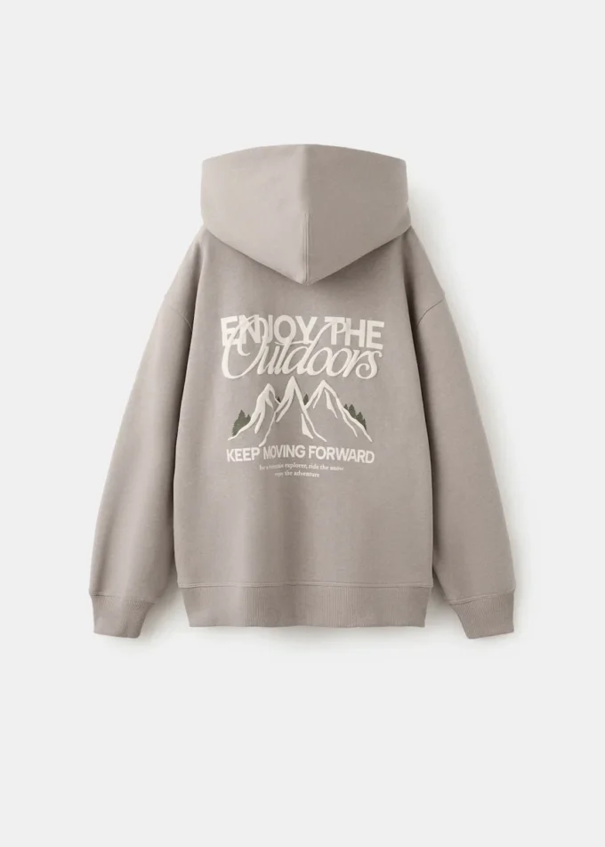 Sweat-shirt imprimé en relief Sweat-shirt imprimé en relief