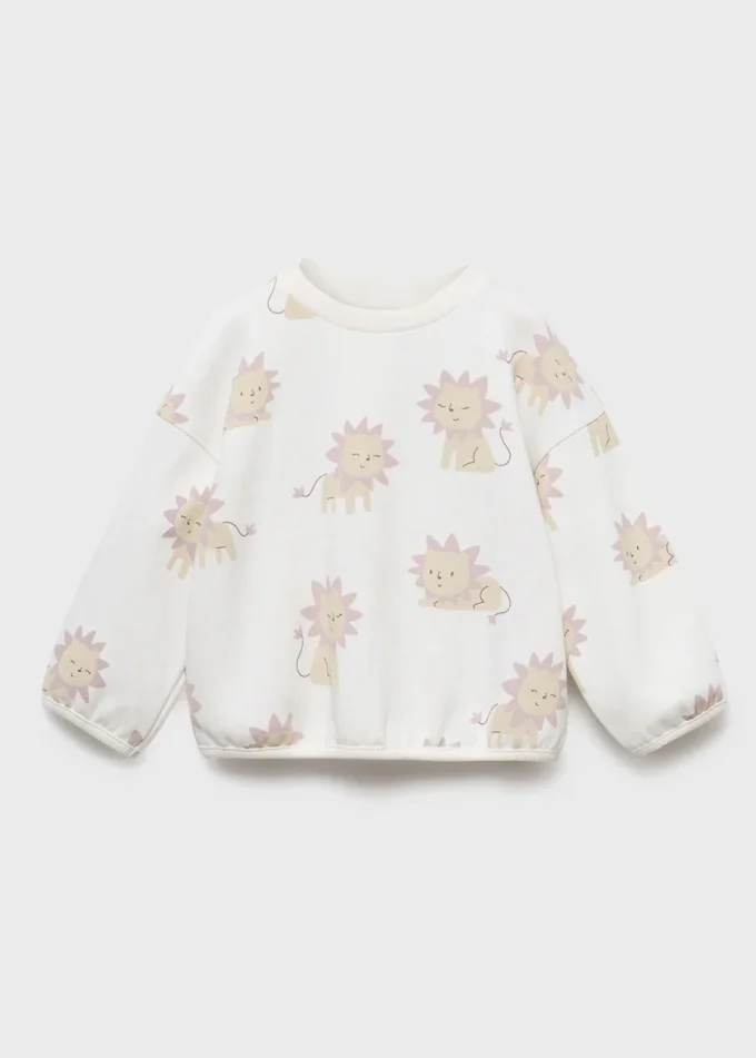 Sweat-shirt imprimé lion Sweat-shirt imprimé lion
