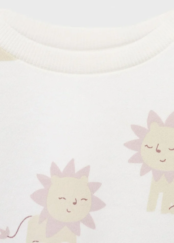 Sweat-shirt imprimé lion Sweat-shirt imprimé lion