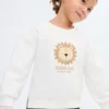 Sweat-shirt lion brodé Sweat-shirt lion brodé