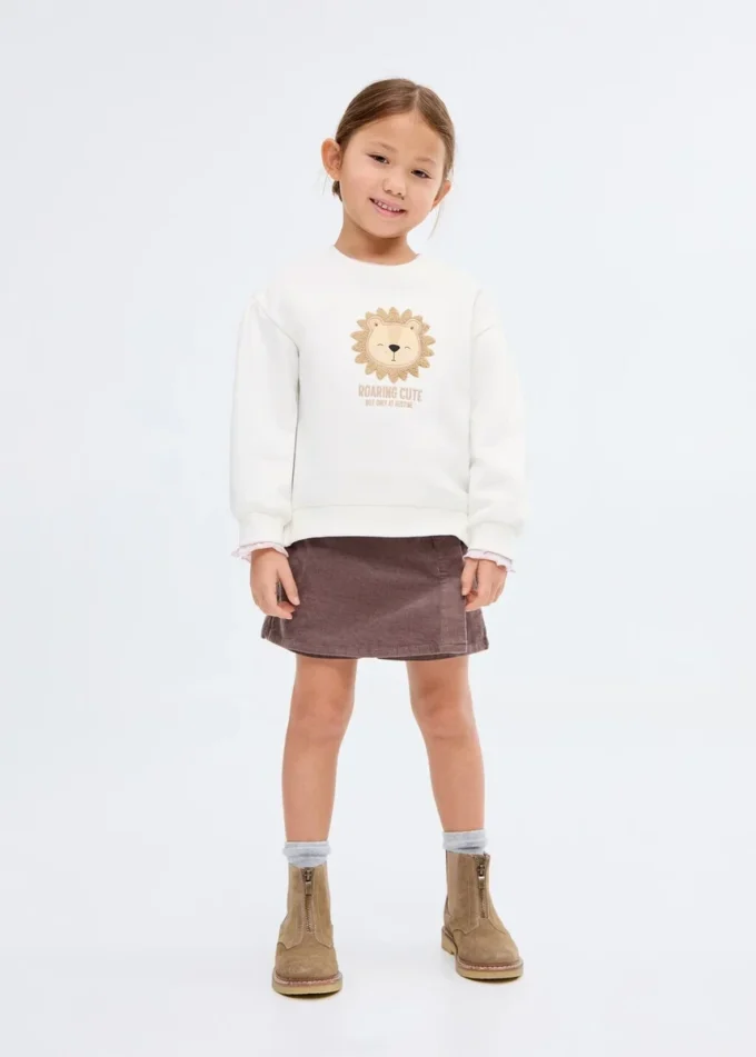 Sweat-shirt lion brodé Sweat-shirt lion brodé