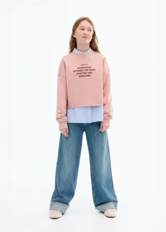 Sweat-shirt à message imprimé