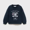 Sweat-shirt à motif brodé