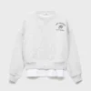 Sweat-shirt à ourlet chemise Sweat-shirt à ourlet chemise