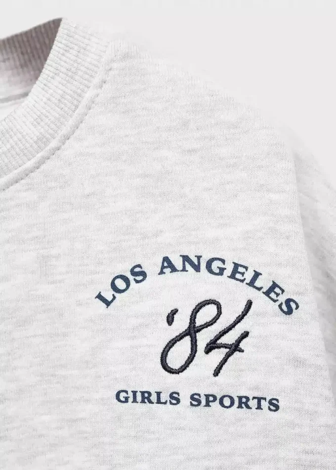 Sweat-shirt à ourlet chemise Sweat-shirt à ourlet chemise