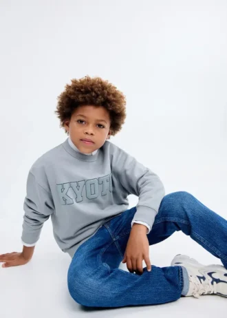 Sweat-shirt oversize en coton