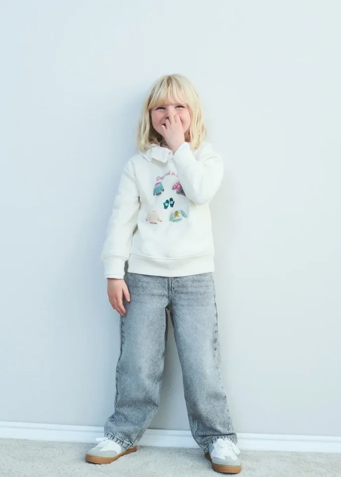Sweat-shirt à patch