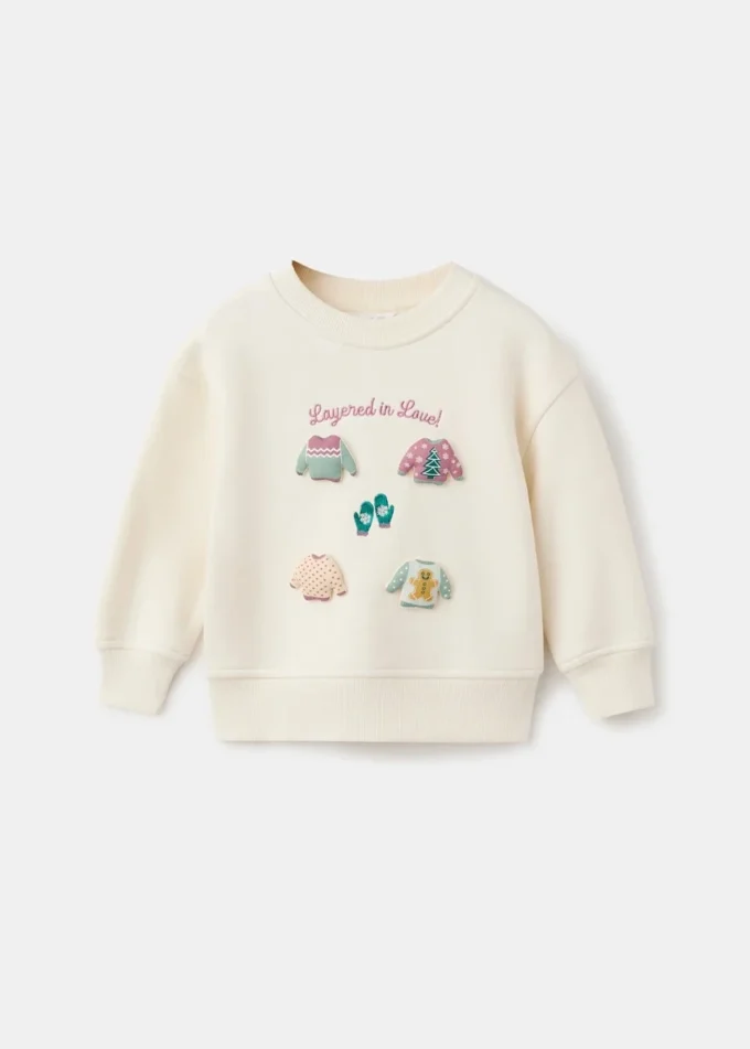 Sweat-shirt à patch