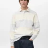 Sweat-shirt polo rayé Sweat-shirt polo rayé