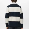 Sweat-shirt polo rayé Sweat-shirt polo rayé