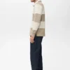Sweat-shirt polo rayé Sweat-shirt polo rayé