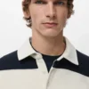 Sweat-shirt polo rayé Sweat-shirt polo rayé