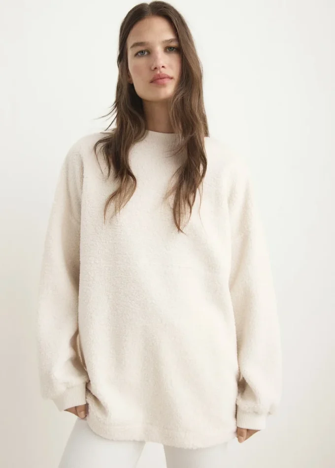 Sweat-shirt pyjama en peau de mouton Sweat-shirt pyjama en peau de mouton