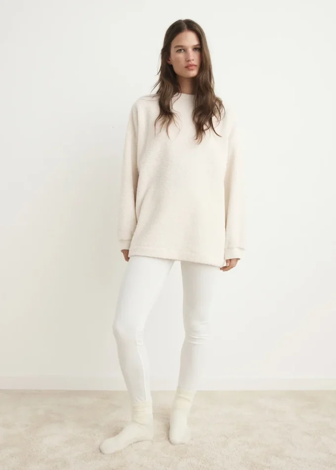 Sweat-shirt pyjama en peau de mouton Sweat-shirt pyjama en peau de mouton