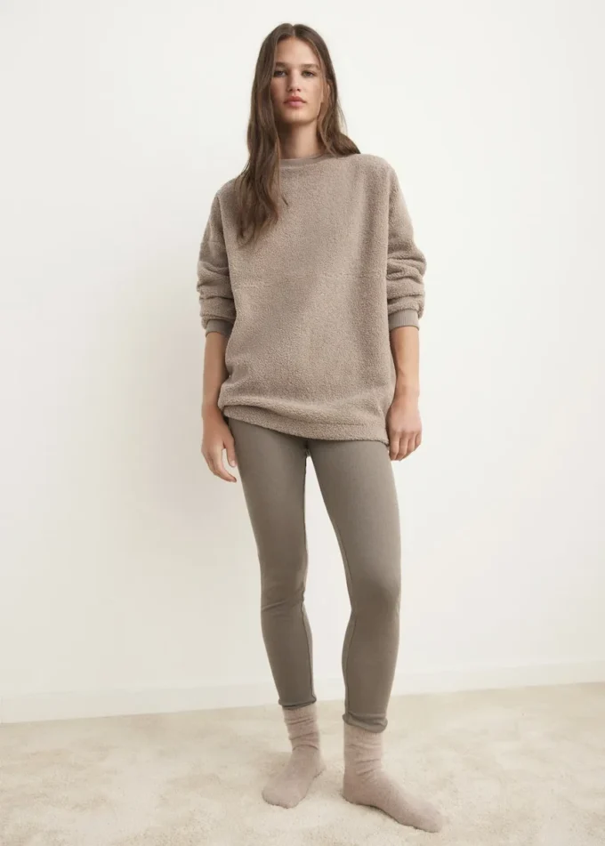 Sweat-shirt pyjama en peau de mouton Sweat-shirt pyjama en peau de mouton