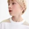 Sweat-shirt rayé en coton mélangé Sweat-shirt rayé en coton mélangé