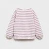 Sweat-shirt rayé en coton mélangé Sweat-shirt rayé en coton mélangé