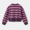Sweat-shirt rayé en coton mélangé Sweat-shirt rayé en coton mélangé