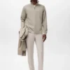 Sweat-shirt technique à fermeture éclair et coupe régulière