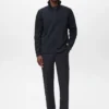 Sweat-shirt technique à fermeture éclair et coupe régulière