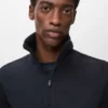 Sweat-shirt technique à fermeture éclair et coupe régulière