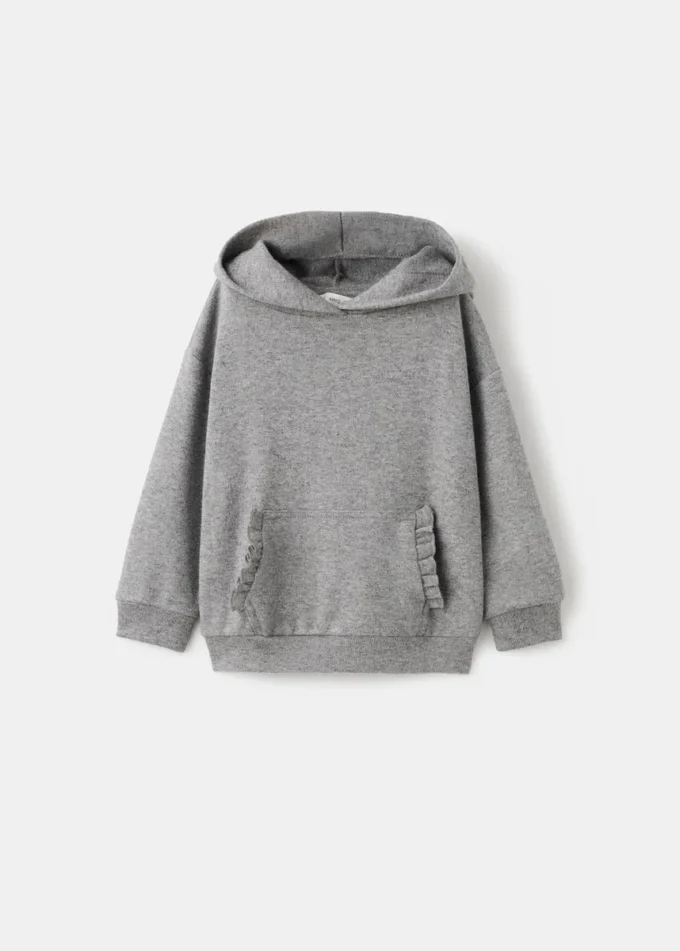 Sweat-shirt à volants