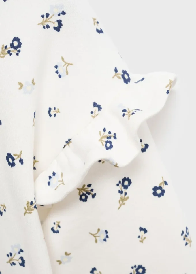 Sweat-shirt à volants
