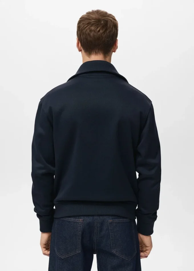 Sweat-shirt zippé